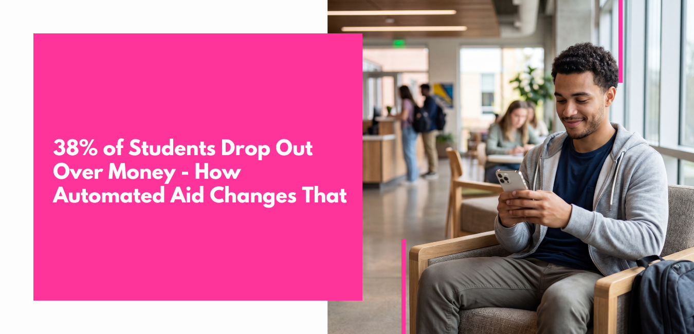 38% of Students Drop Out Over Money — How Automated Aid Processing Changes That